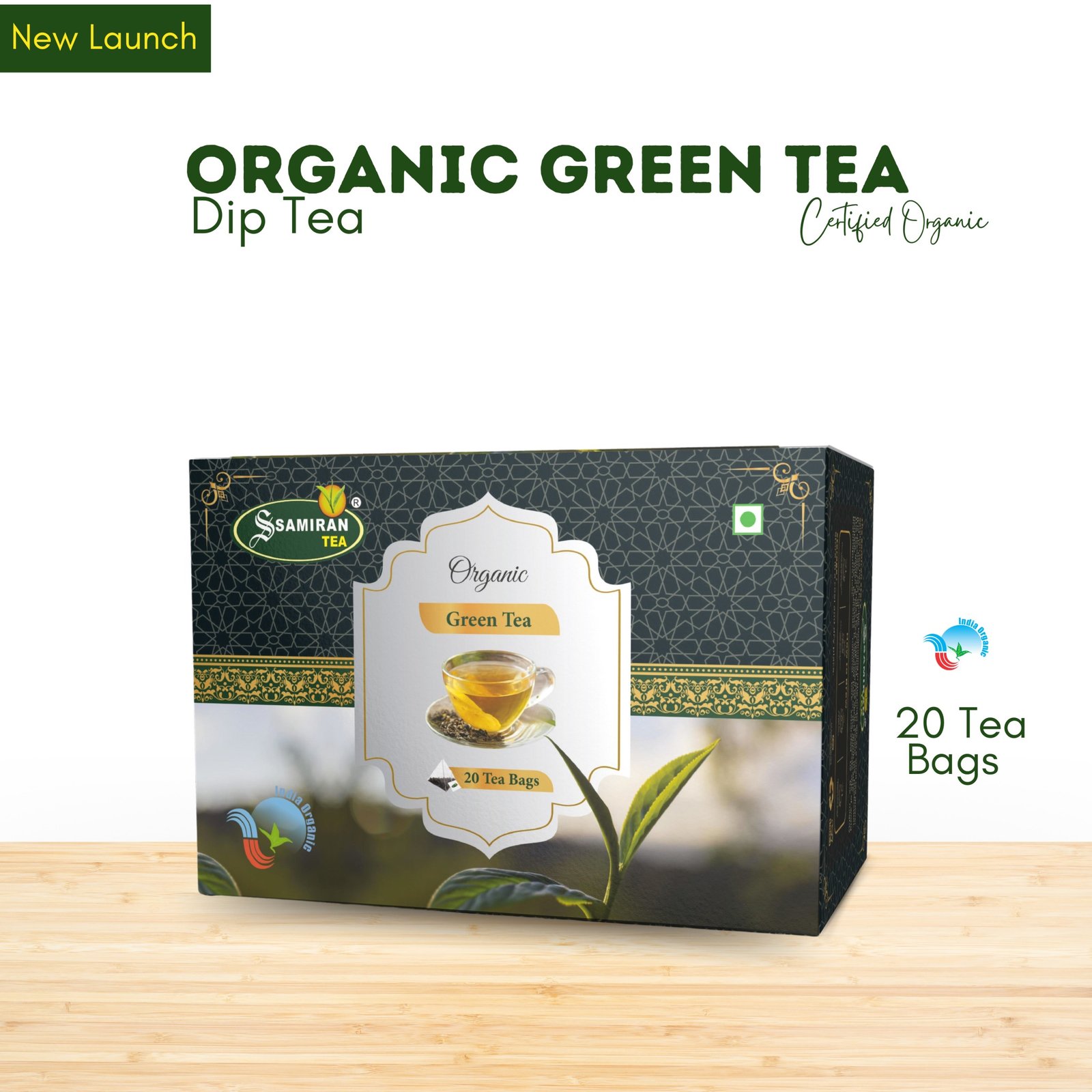 Samiran Organic Green Dip Tea