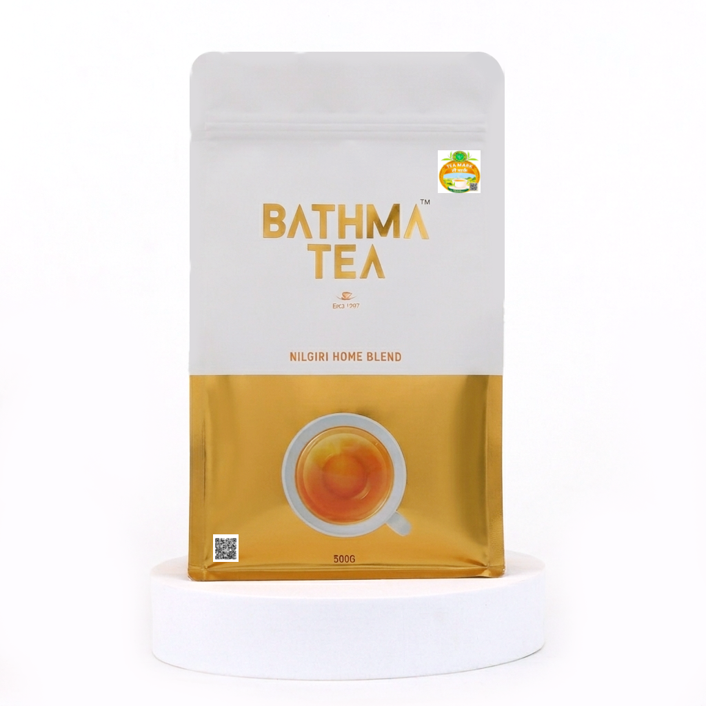 BATHMA TEA ® - PREMIUM NILGIRI HOME BLEND - PURE NILGIRI FLAVOR - LONG LASTING TASTE - 500 Grams (Pack of 2)